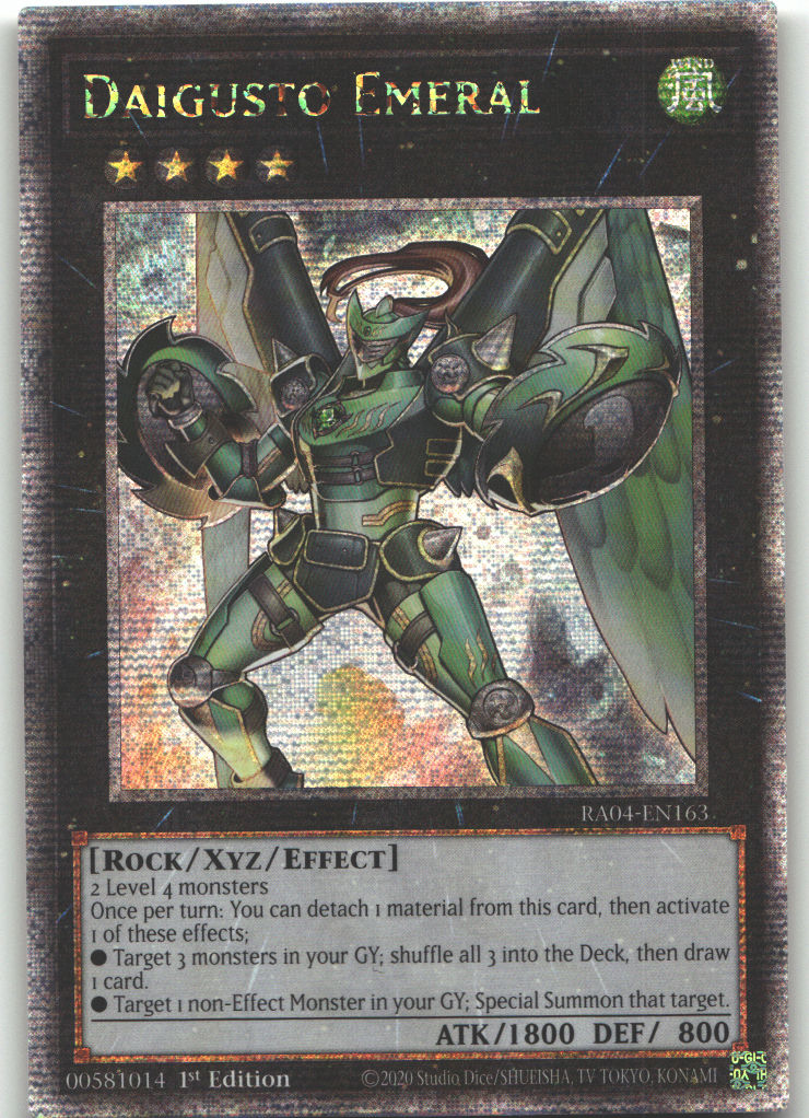 Daigusto Emeral (Quarter Century Secret Rare)