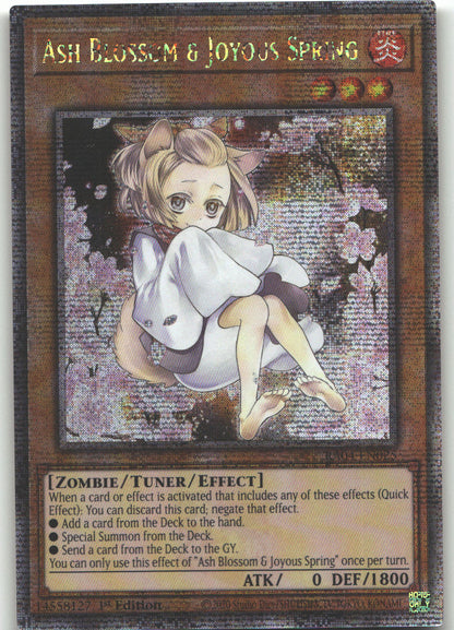 Ash Blossom & Joyous Spring (Alternate Art) (Quarter Century Secret Rare)