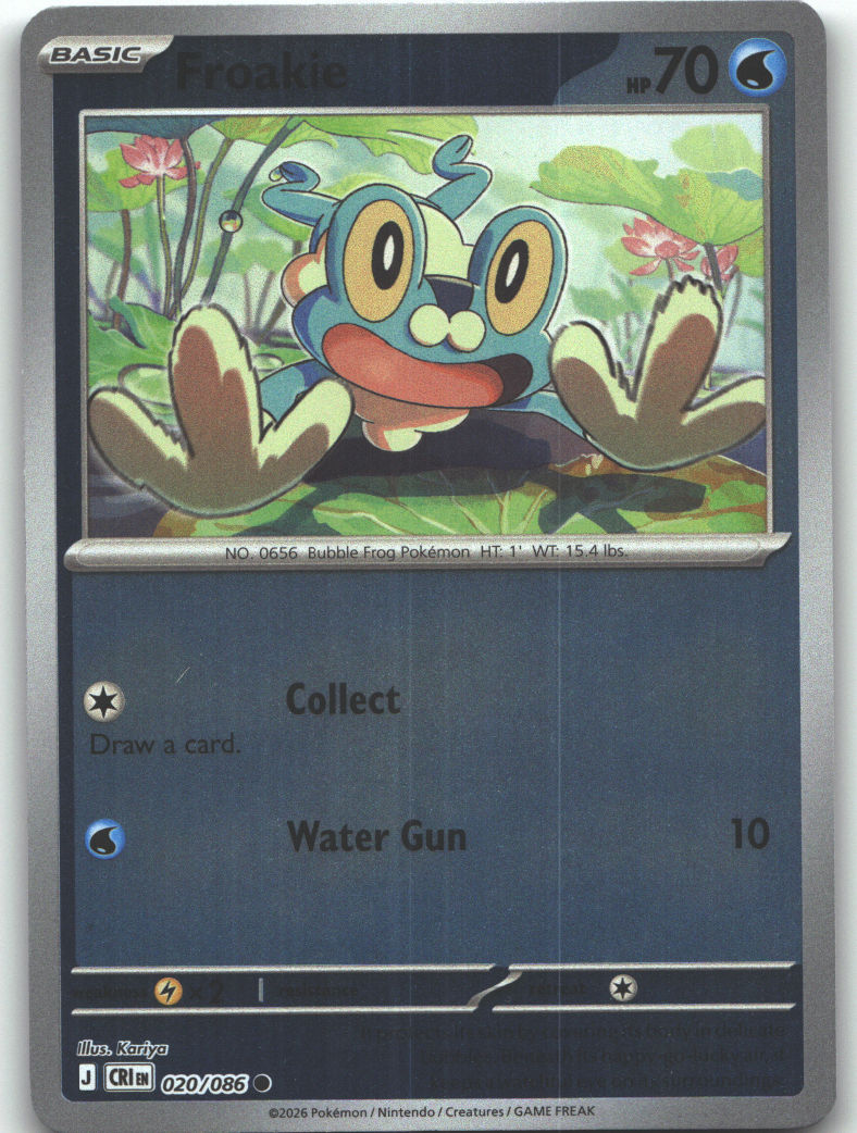 Froakie - 020/086