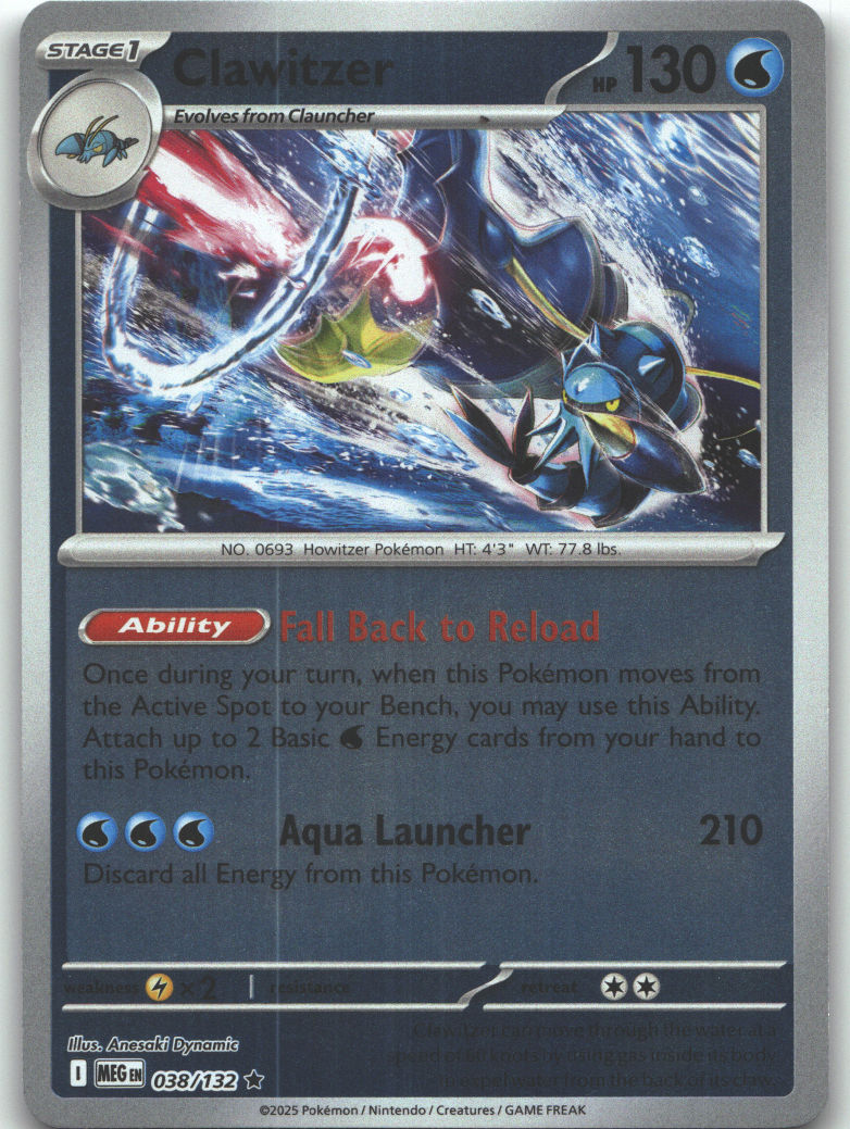 Clawitzer - 038/132