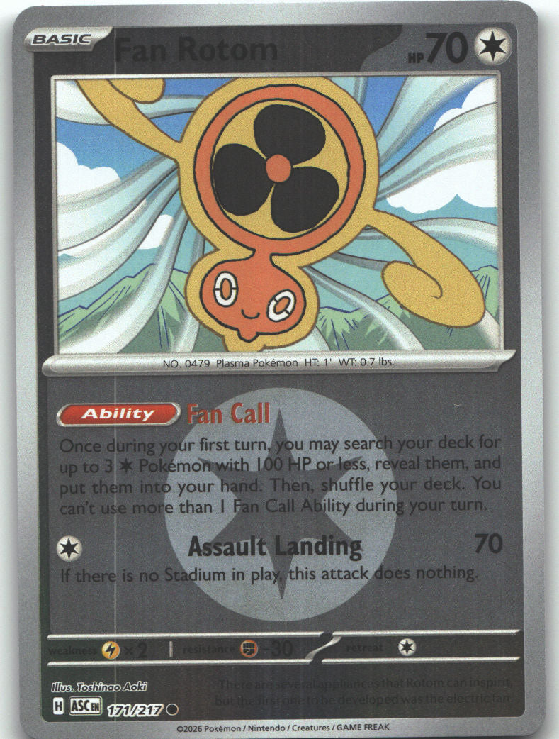 Fan Rotom - 171/217 (Energy Symbol Pattern)