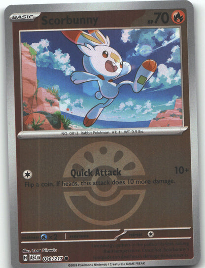 Scorbunny - 036/217 (Friend Ball)