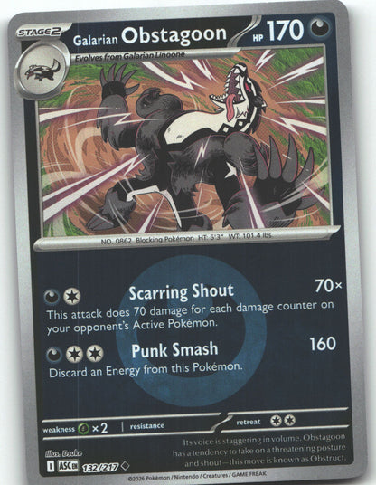 Galarian Obstagoon - 132/217 (Energy Symbol Pattern)