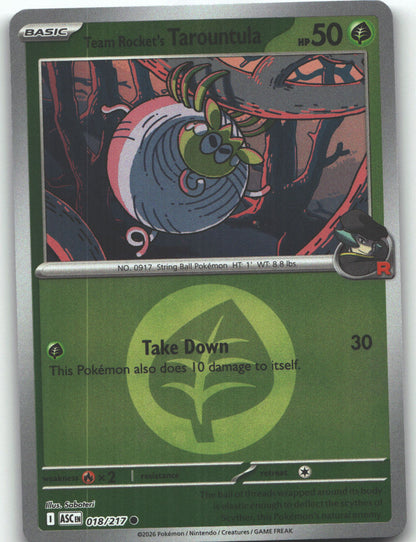 Team Rocket's Tarountula (Energy Symbol Pattern)