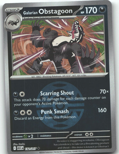 Galarian Obstagoon - 132/217 (Dusk Ball)