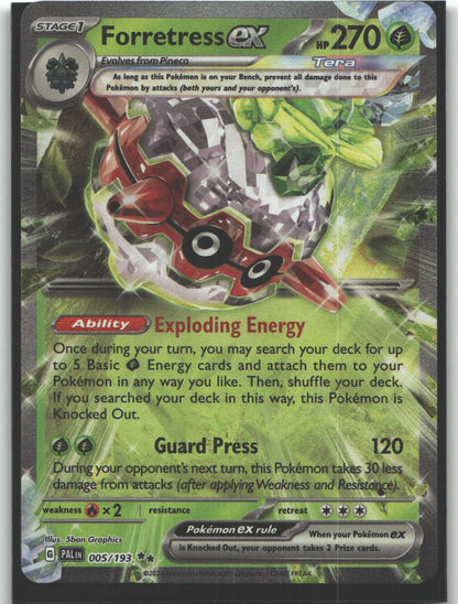 Forretress ex - 005/193 | Near Mint / English / Holofoil