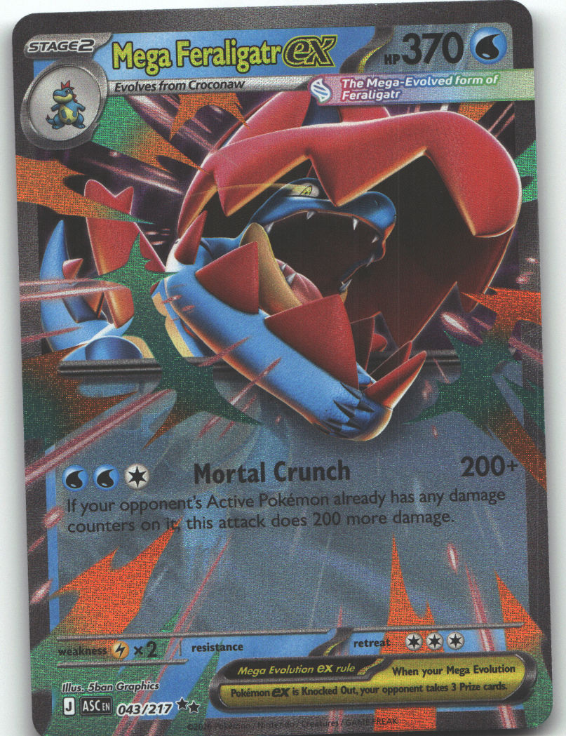 Mega Feraligatr ex - 043/217