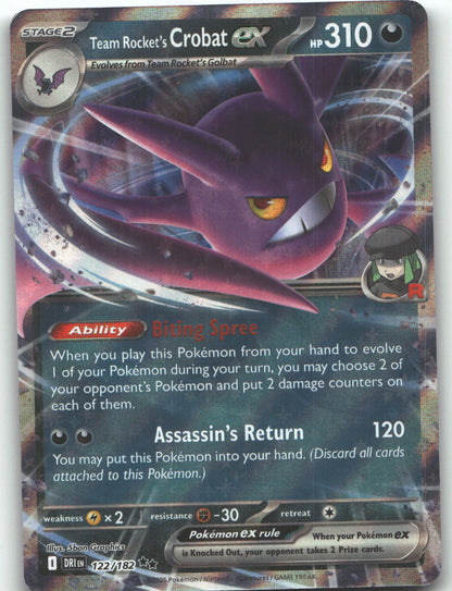Team Rocket's Crobat ex - 122/182