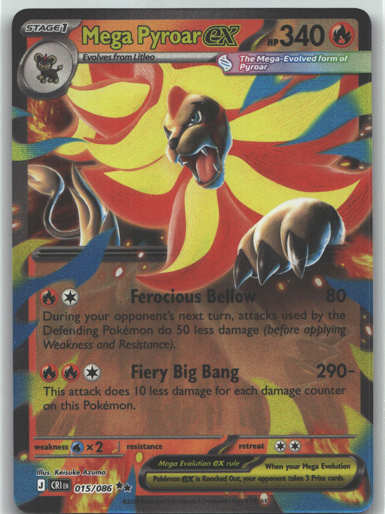 Mega Pyroar ex - 015/086