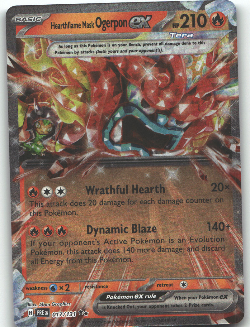 Hearthflame Mask Ogerpon ex - 017/131