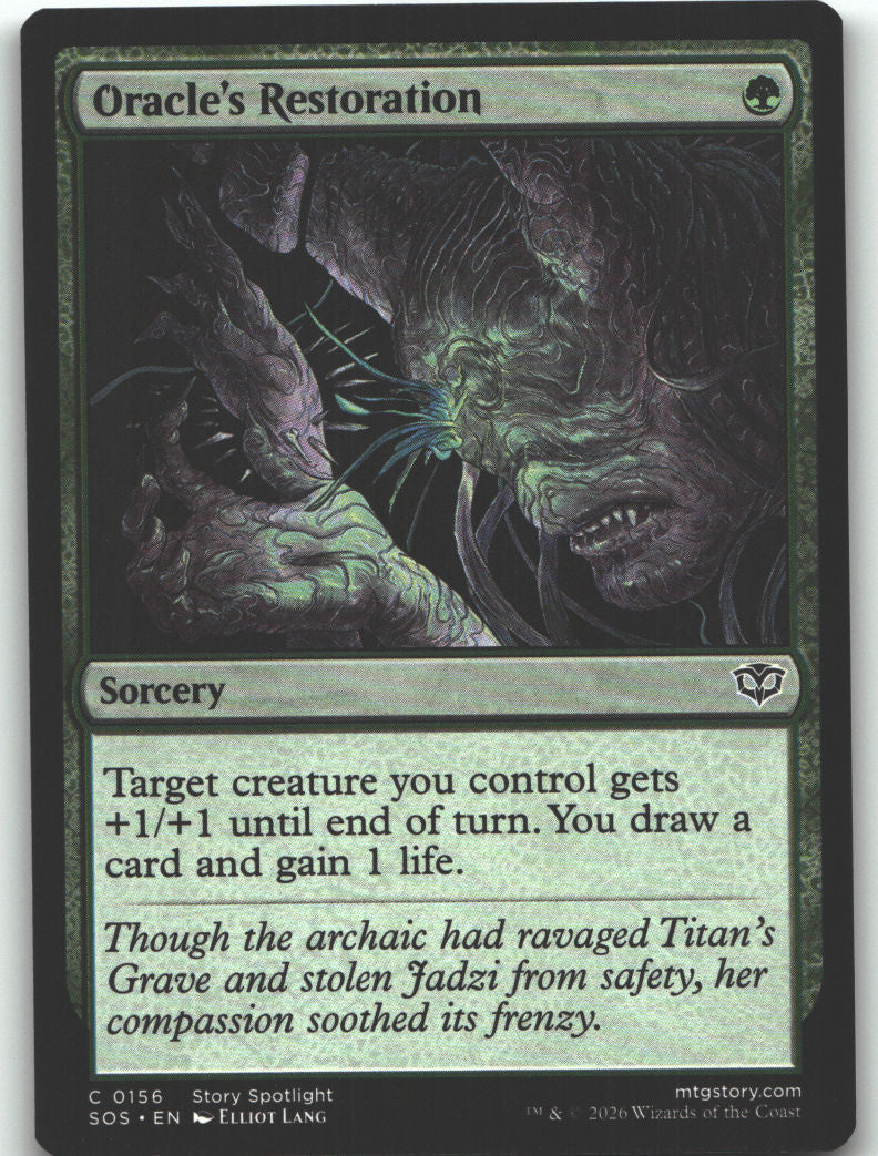 Oracle's Restoration