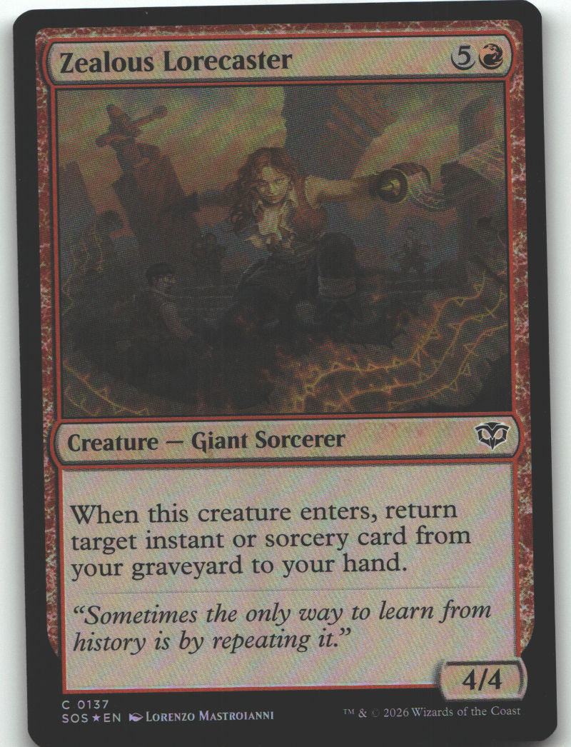 Zealous Lorecaster