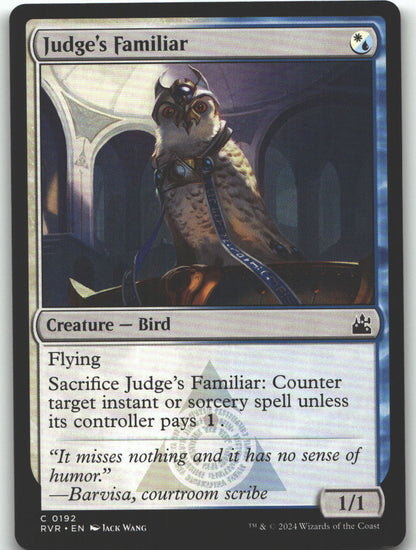 Judge's Familiar
