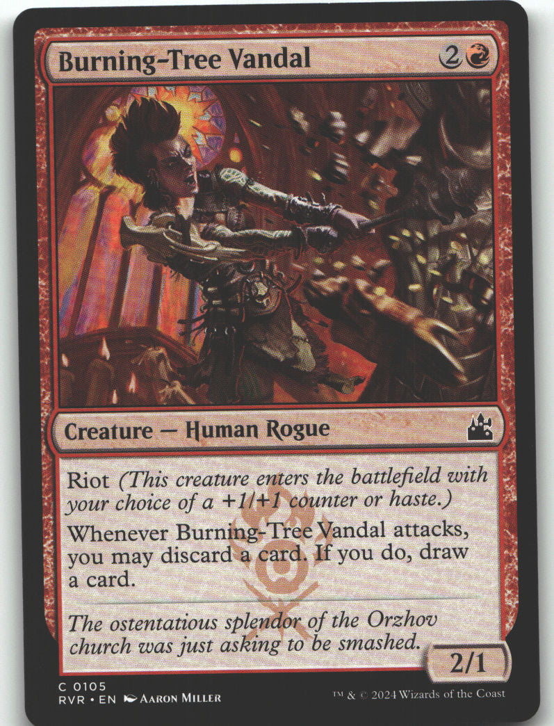 Burning-Tree Vandal
