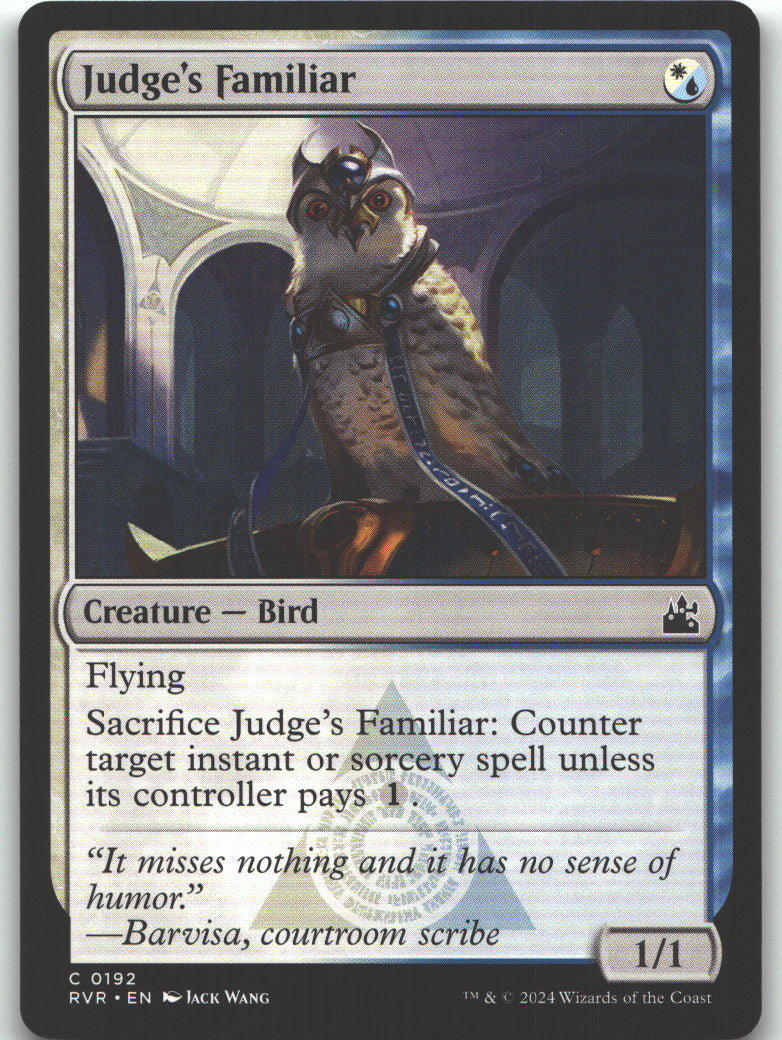 Judge's Familiar