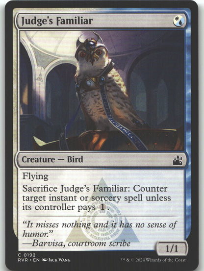 Judge's Familiar