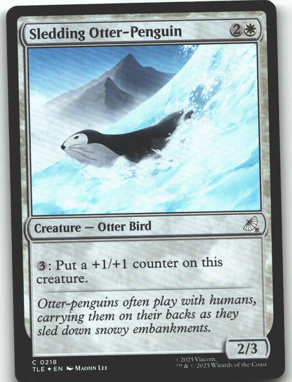 Sledding Otter-Penguin (0218)