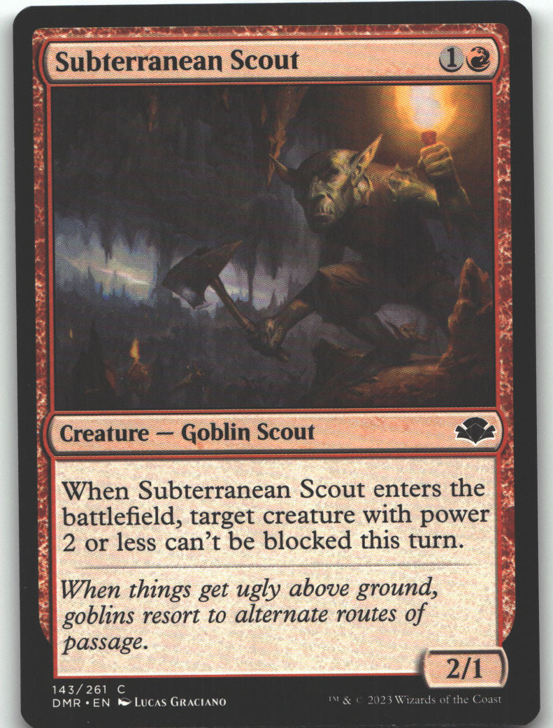 Subterranean Scout