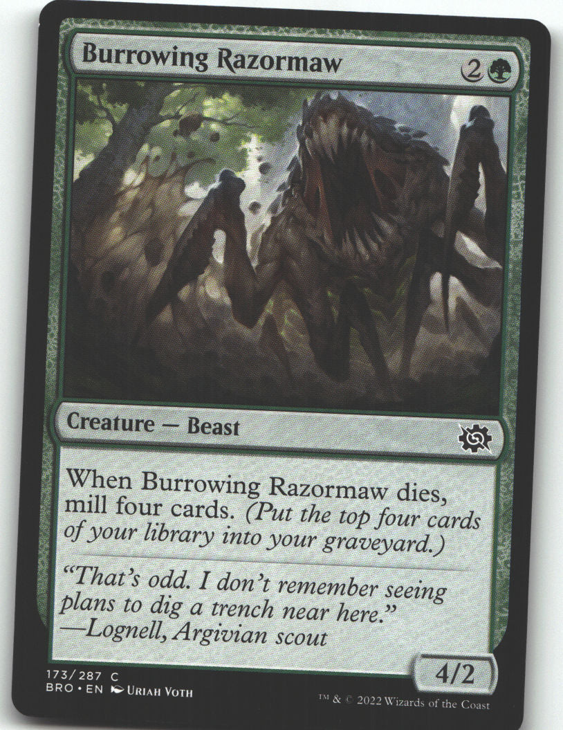Burrowing Razormaw