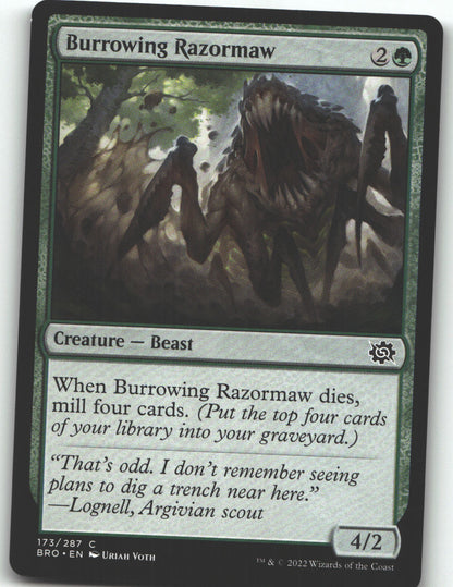Burrowing Razormaw