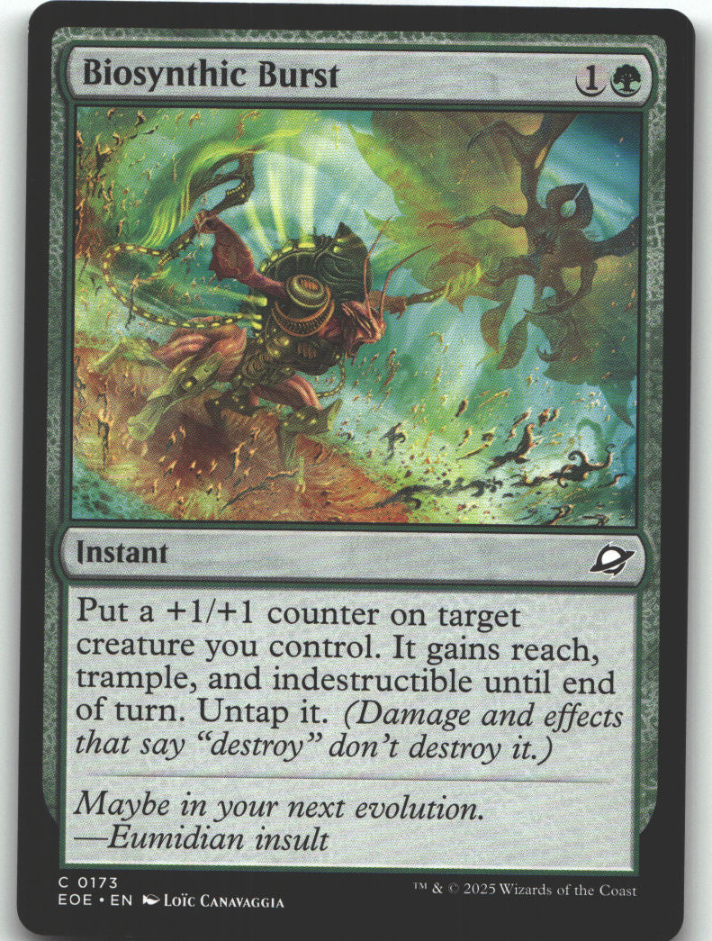 Biosynthic Burst