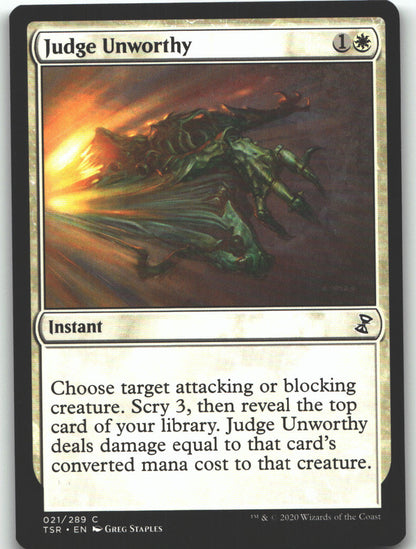 Judge Unworthy