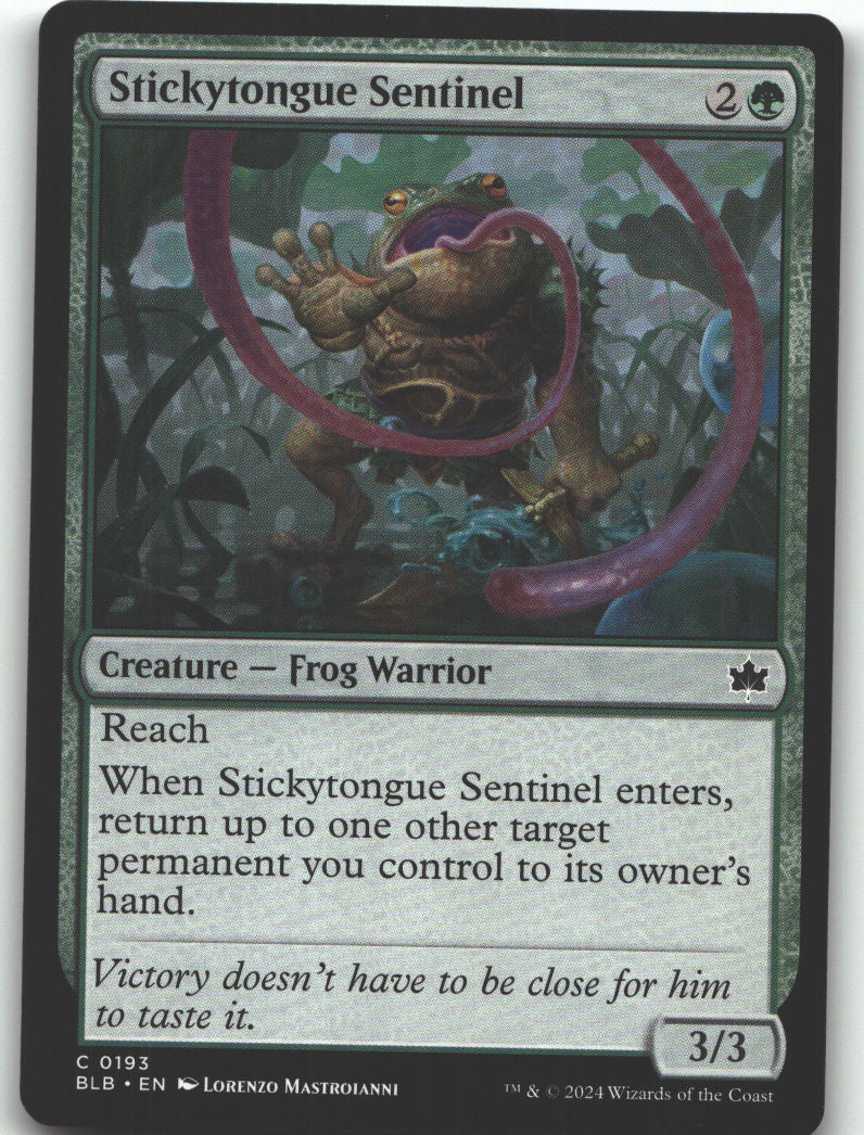 Stickytongue Sentinel