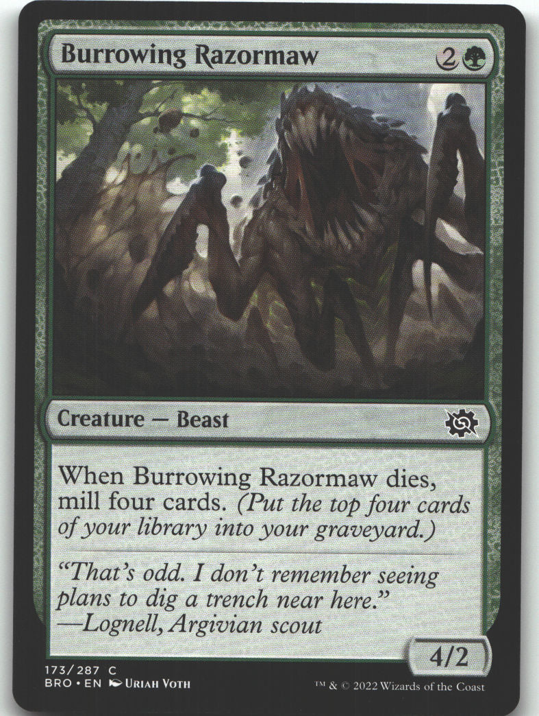 Burrowing Razormaw