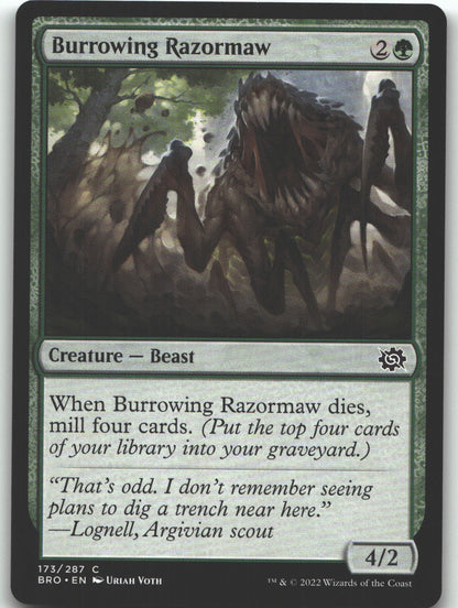 Burrowing Razormaw