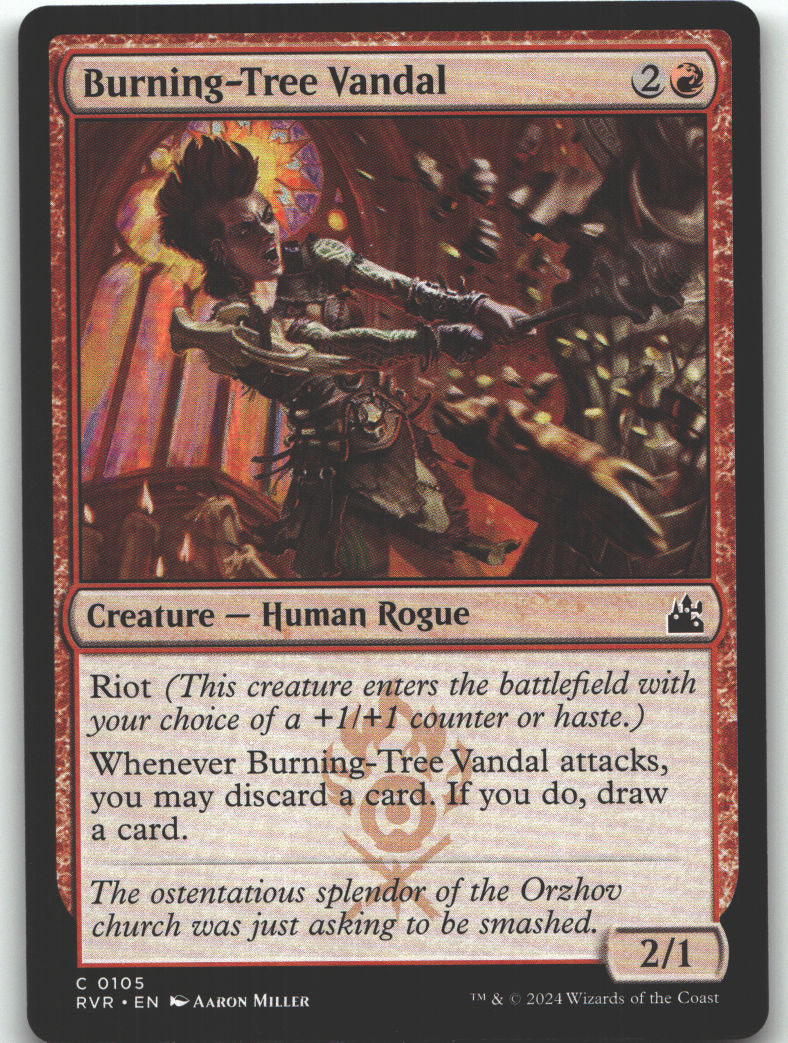 Burning-Tree Vandal