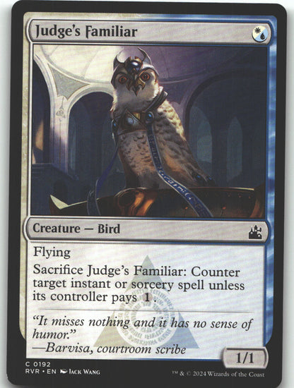 Judge's Familiar