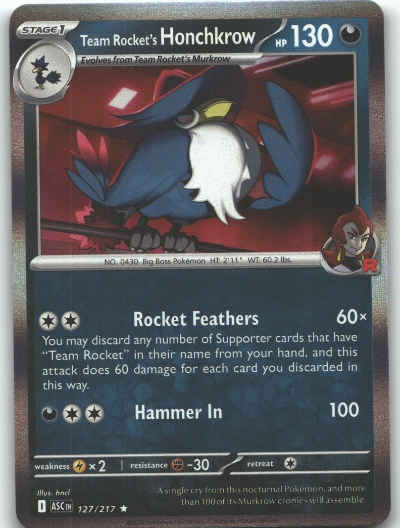 Team Rocket's Honchkrow