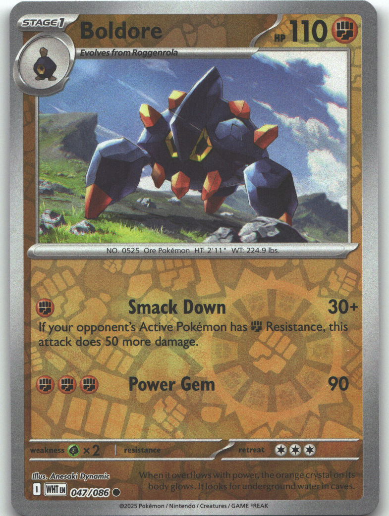 Boldore | Lightly Played / English / Reverse Holofoil