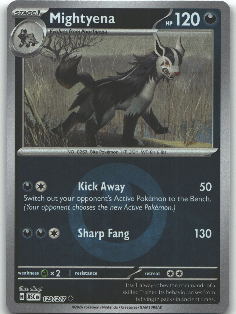 Mightyena - 129/217 (Energy Symbol Pattern)