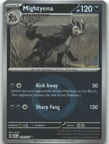 Mightyena - 129/217 (Energy Symbol Pattern)