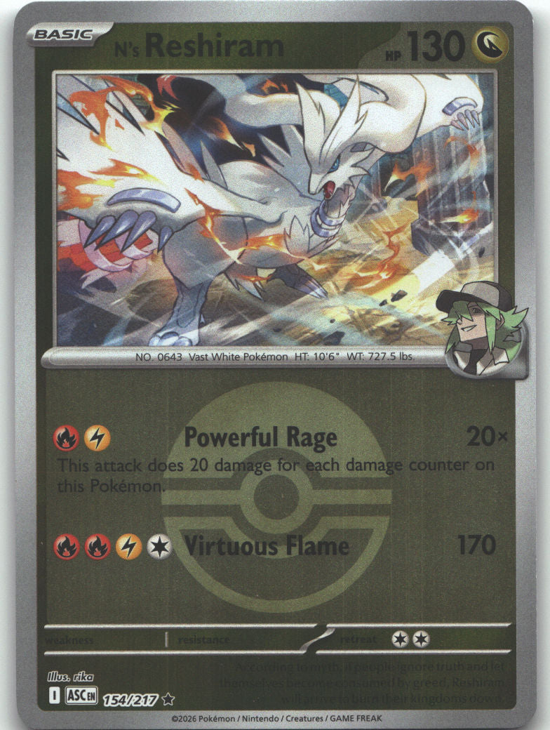 N's Reshiram (Poke Ball)