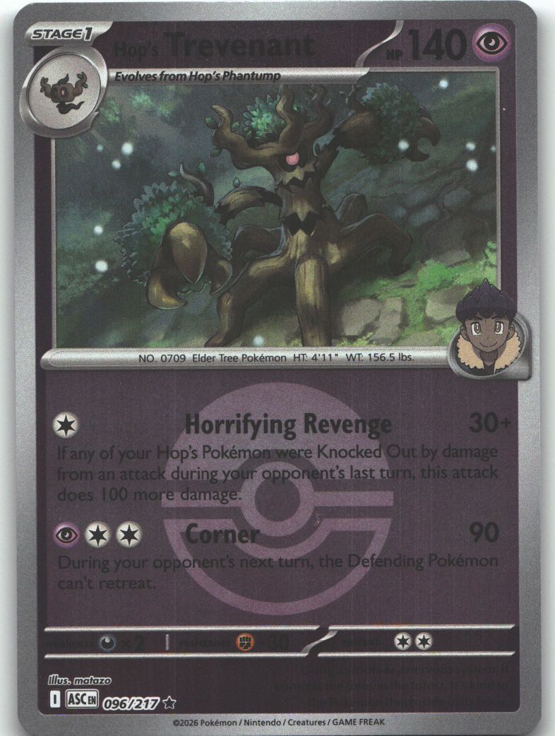 Hop's Trevenant - 096/217 (Poke Ball)