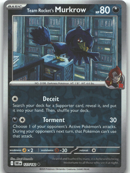 Team Rocket's Murkrow - 127/182