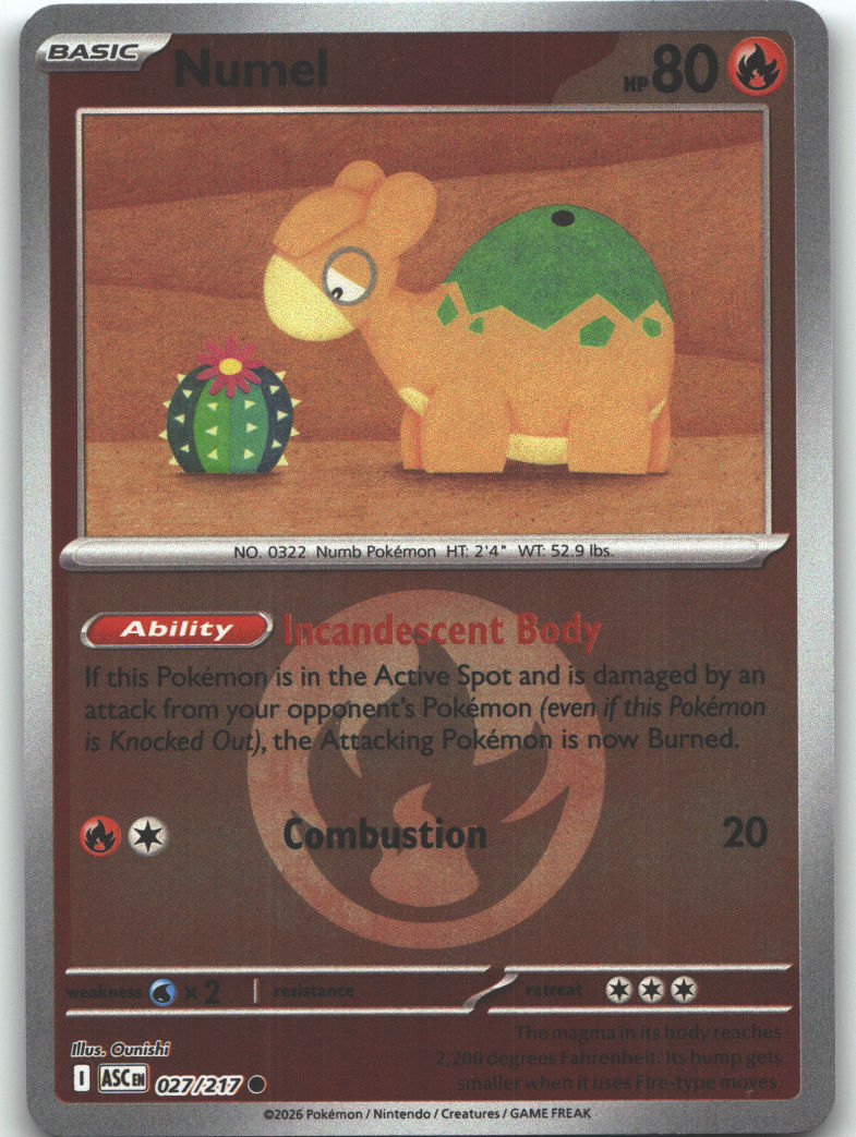Numel - 027/217 (Energy Symbol Pattern)