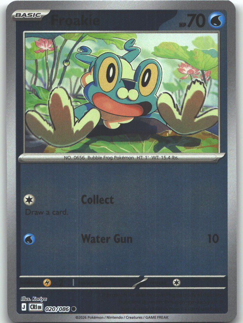 Froakie - 020/086