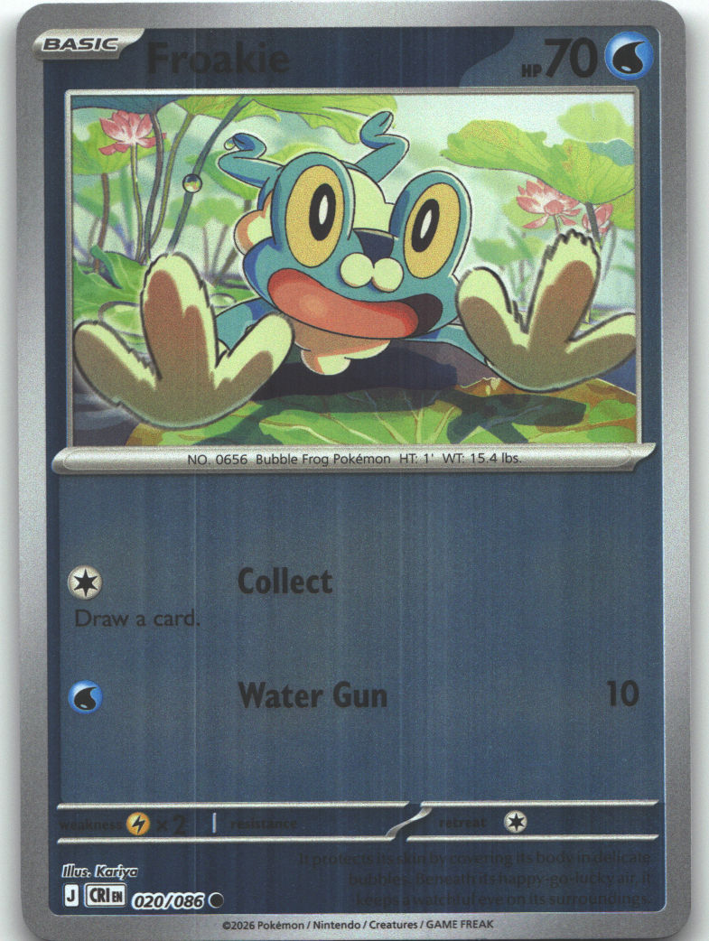 Froakie - 020/086