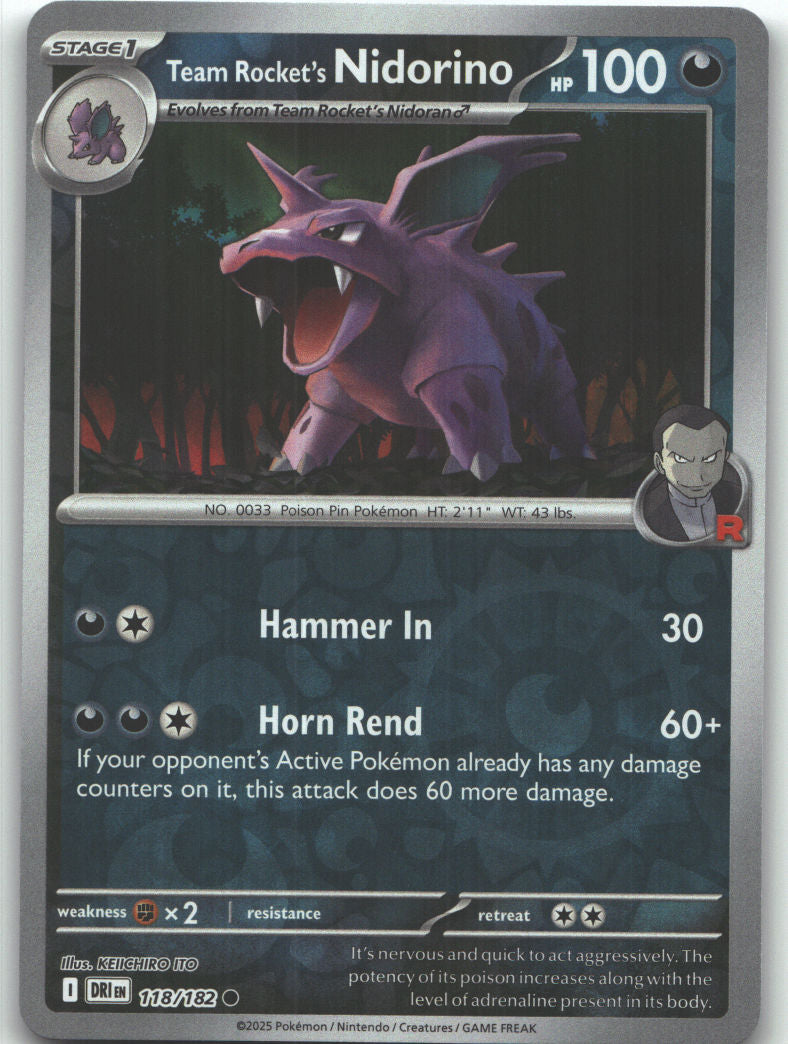 Team Rocket's Nidorino