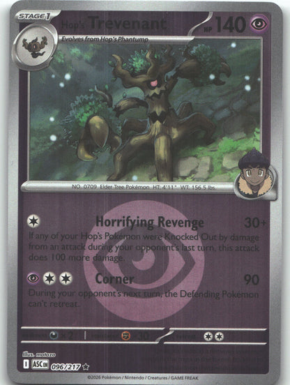 Hop's Trevenant - 096/217 (Energy Symbol Pattern)