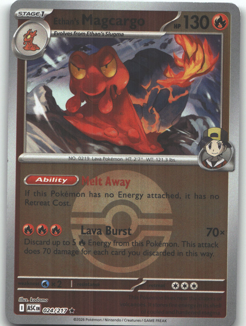 Ethan's Magcargo - 024/217 (Poke Ball)