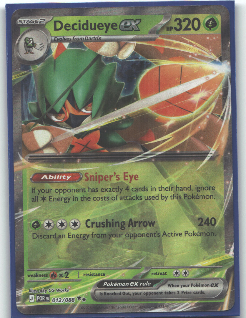 Decidueye ex - 012/088
