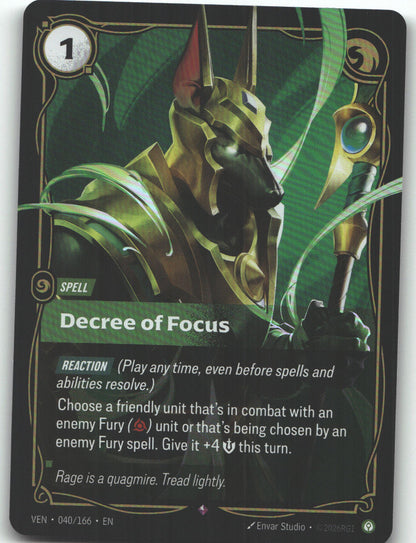 Decree of Focus
