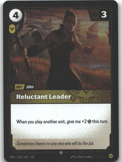 Reluctant Leader