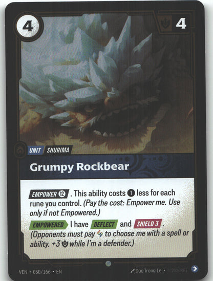 Grumpy Rockbear