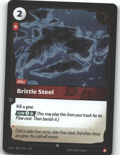 Brittle Steel