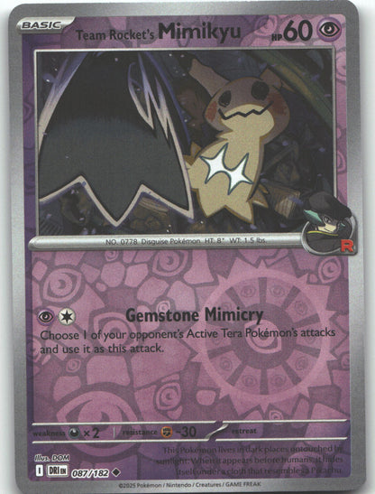 Team Rocket's Mimikyu